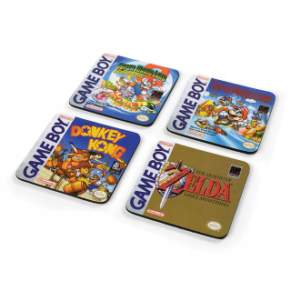 Podložka na stôl - Gameboy - 4 šálky stojanov