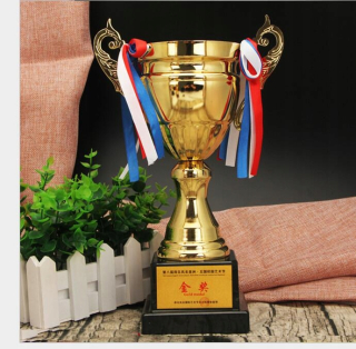 Hry Trophy Crafts Metal Cup Adaptted Ball