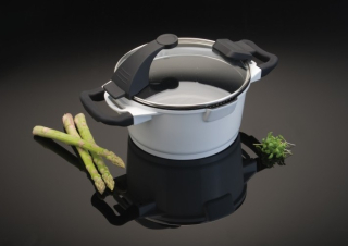 Hrniec, kastrol - Berghoff pot VIRGO 28 cm 7,2 l White 2304532