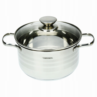 Hrniec, kastrol - Nerezový hrniec Vypúšťacie veko 20cm 3,5L
