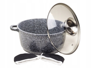 Hrniec, kastrol - Pot váza kryt indukčný 24 cm 4,5 l 1923