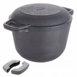 Hrniec, kastrol - Liatina hrniec 26cm 6l indukce plynu Biol [M883