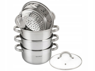 Naparovací hrniec - Dusená hrniec 20 cm x5 pár 7140