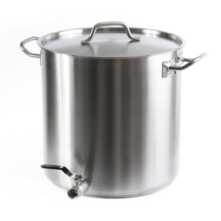 Hrniec, kastrol - Pot v odtlačku pivo s 36,5 L kohútom na