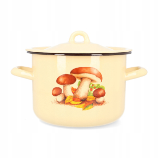 Hrniec, kastrol -  Hrniec smaltovaný Poľska 22cm Indukčné Olkusz 6L