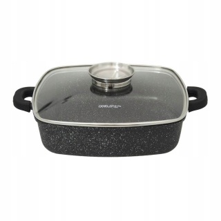 Hrniec, kastrol - Kawdrate pot Greblon 28cm 3,5L sere