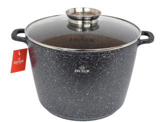 Hrniec, kastrol - Mramorový hrniec 10l 28cm vysoký zilner ZL-7010