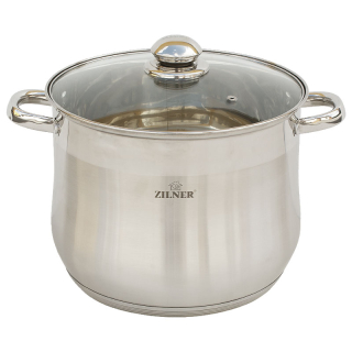 Hrniec, kastrol -  Hrniec s vekom Zilner indukcie 28cm 13,5l