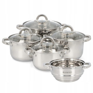 Sada hrncov - Pots Ambition Berry Kit Set Indukcia 9 EL