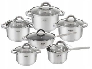 Sada hrncov - Pots HF 9410 Oceľový súbor Indiany hrncov