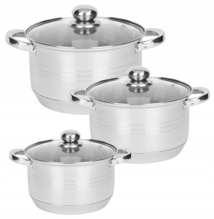 Sada hrncov - Hrnce nastaviť 6el 20/22/24 CM TW63N
