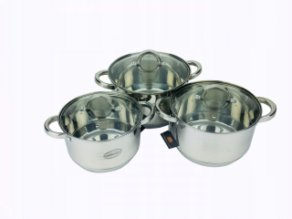 Sada hrncov - Hrnce Set 6el Indukčné 18/20 / 22 cm 72N