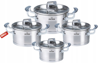 Sada hrncov - Pots Zilner Premium Set Set Indukcia 8EL