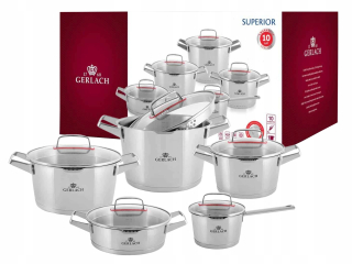 Sada hrncov - Gerlach Superior NK 319 Sada hrncov 10 el.