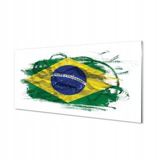 Obrázok na plátne moderná vlajka Brazília 140x70