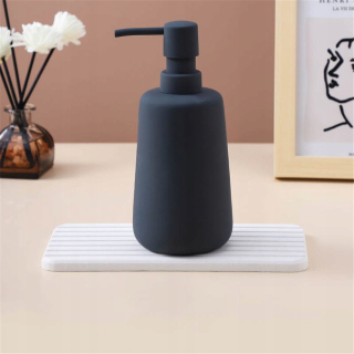 Dávkovač mydla - Navy 400 ml matný keramický dávkovač mydla