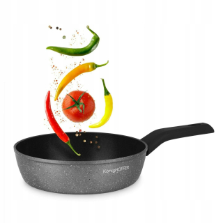 Tradičné pančuchové panvy Konighoffer Grigio 24 cm nelick (nelepivé)