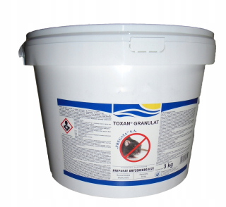 Granuly pre potkany a myši 3 kg toxan