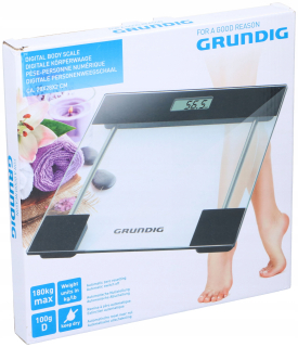 Grundig Electronic Glass Kúpeľňa stupnica