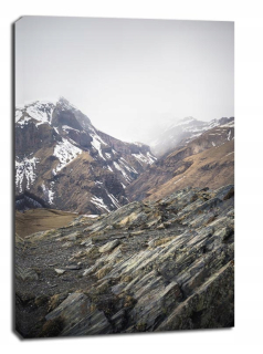 Gruzínsko, Kazbek - obrázok na plátne