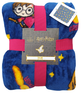 Prikrývka na posteľ - Prikrývka Harry Potter Polyester 150 x 120 cm