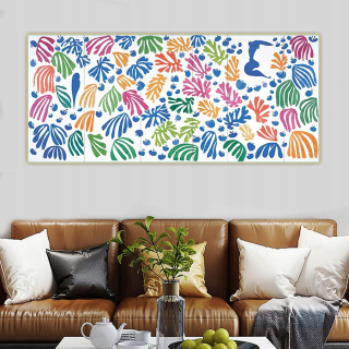 HD tlač henri matisse papagáj a morská panna ole
