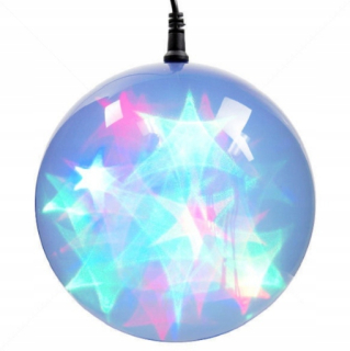 Vianočné osvetlenie - Holografická LED sfarbená vianočná dekorácia!