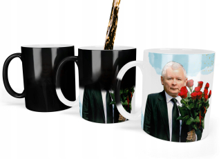 Gadget - Kúzelný hrnček KACZYŃSKI MORAWIECKI DUDA PIS SASIN