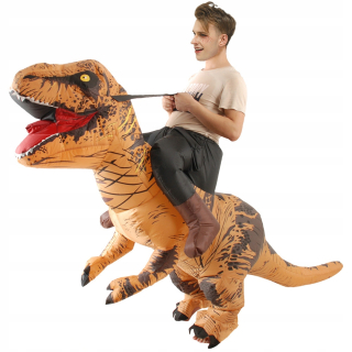 Halloweensky nafukovací kostým dinosaura T-REX