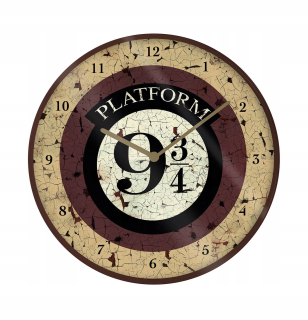 Hodiny - Harry Potter Platform 9 3/4 Round Nástenné hodiny