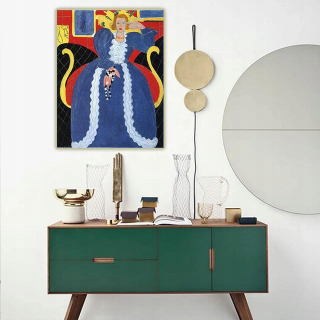 Henri Matisse Dua Blue Cat a Mimosa Picture o