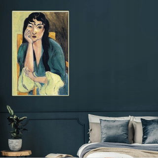 Henri Matisse Laurette v zelenom plátne obrazov