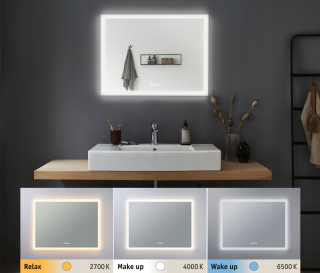 Zrkadlo - HomeSpa Mirra zrkadlový obdĺžnik IP44 LED Paulmann