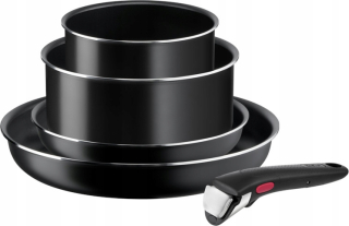 Súprava hrncov - Sada hliníkových hrncov Tefal Ingenio Easy Cook & Clean, 5 ks.