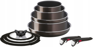 Súprava panvíc - Sada titánových hrncov Tefal L1509473 10 prvkov