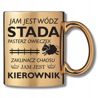 Stolný riad - Hrnček Darček ZLATÉ ZLATÉ ZRKADLO Vtipný DARČEK PRE MANAŽÉRA K narodeninám