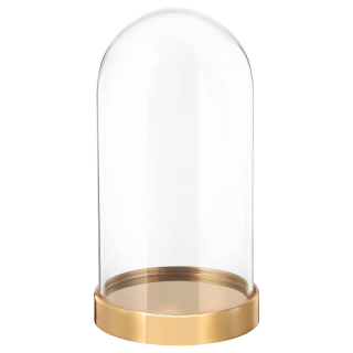 Ikea Begavning Glass Dome so základňou, 19 cm