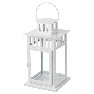 Lampáš, svietník - IKEA Borrby lucerny vnútorné / vonkajšie biela 28
