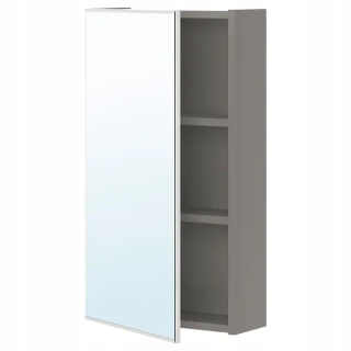 Ikea vylepšená skrinka so zrkadlom a dverami 40x17x75 cm