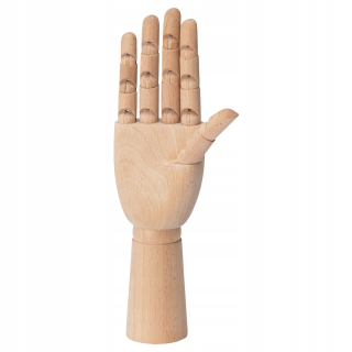 Ikea_handskalad Drevená figurína výška ruky 30 cm