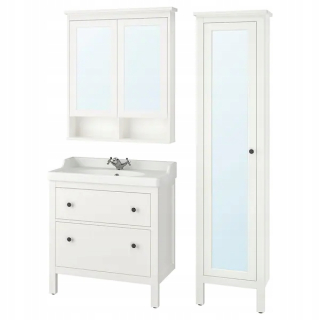 IKEA HEMNES RATTVIKEN Kúpeľňový nábytok, 5-dielna súprava