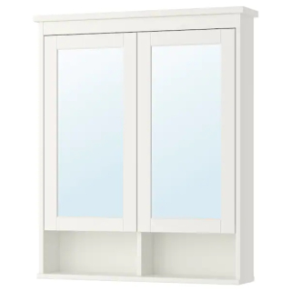 Ikea Hemne Cabinet so zrkadlom bielym 83x16x98 cm