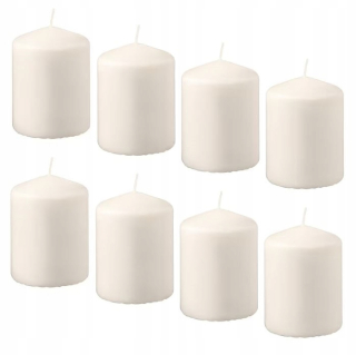 Tradičné parafínové sviečky Ikea 4 ks.