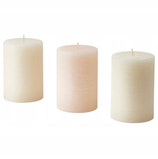 Paraffin vanilla Ikea 3 PCS Sviečka.