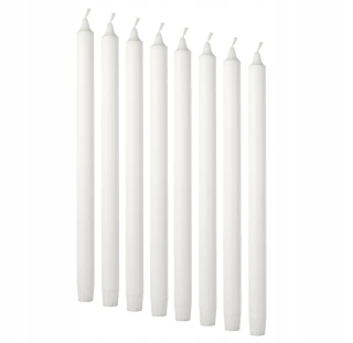 Tradičná parafínová sviečka Ikea 8 ks.