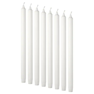 Tradičné parafínové sviečky IKEA 8 ks.