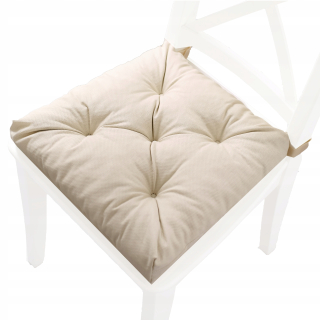 Vankúš -  Vankúš Ikea Malida pre dekoratívnu béžovú stoličku