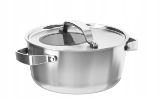 Hrniec, kastrol - IKEA SENSUUUUUR Pot s vekom Steel Niedz, 4 L