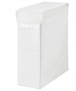 Kôš na prádlo - Ikea skubb taška bain biela 80 l lacná