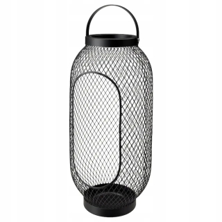 Lampáš, svietník - IKEA TOPPIG LAMPION ČIERNA 49 cm